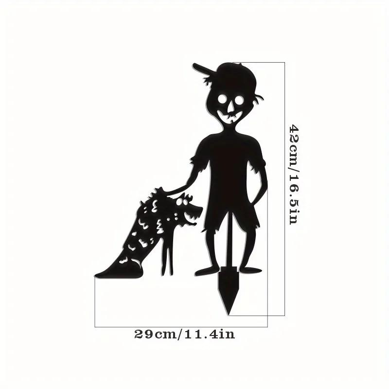 1 шт. Хэллоуин Металлический кол для украшения сада ведьмы — фото 9