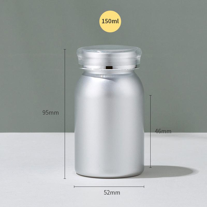 Sample Tablet Packaging Bottle Container Pill Packer Plastic Jars Capsule Bottles With Lid For Pill 100/120/150/225Ml