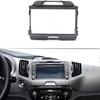 2 Din Frame Trim Kit For KIA Sportage 3 2010-2015 2016 Car Stereo Radio Fascia