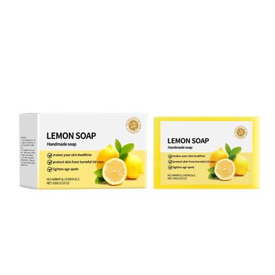 Brightening Degreasing Refreshing Cleansing Bath Soap Lemon  Oil Soap Cleansing And Moisturizing