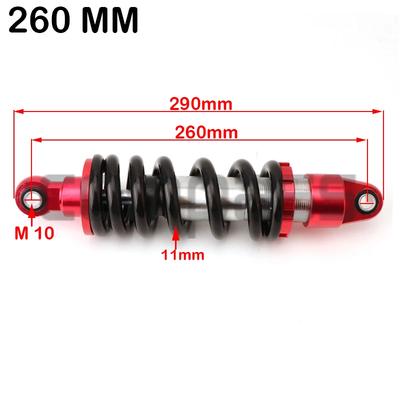 260mm 280mm Aluminum Alloy Shock Absorber Rear Suspension For Pit Bike/Dirt Bike Motorcycle