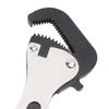 Auto Adjusting Pipe Wrench Steel Compact Ergonomic Handle Multifunctional for Auto Repair Home Maintenance