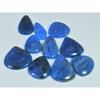 10Pcs Natural Blue Apatite Pear Shape Cabochon Loose Gemstone 293Cts. Lot C-2432