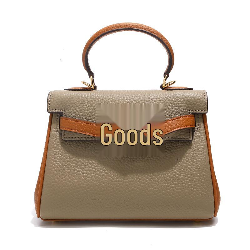 Top Grain Cowhide Kelly High-End Women's Genuine Leather Handbag/Shoulder Crossbody Bag