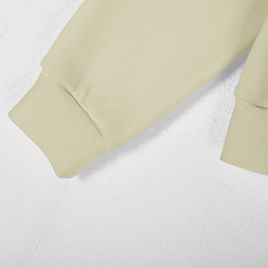 Dětská móda Jednobarevná mikina s kapucí a dlouhým rukávem, Dívčí mikina