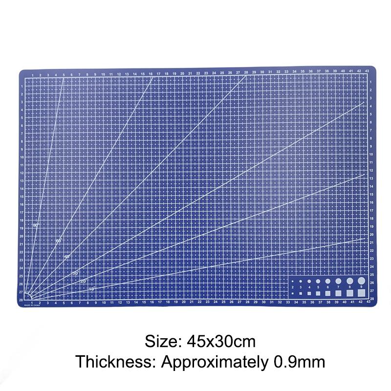 A3 A4 A5Pvc Cutting Mat Single Side Patchwork Cut Pad For Workbench Patchwork Sewing Manual Diy Knife Engraving Leather Cutting