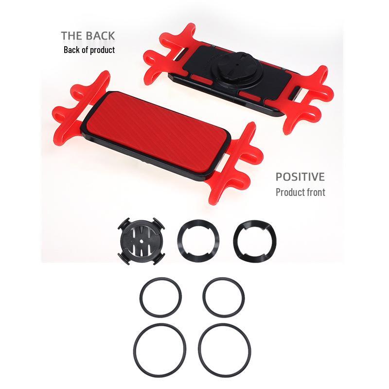 Shockproof Silicone Strap Mount for Garmin/XOSS Bike Computers