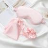 3Pcs Set Women Imitated Silk Sleep Eye Mask Eye Patches Eyeshade Blindfold Travel Rest Eye Cover Night Eyeshade