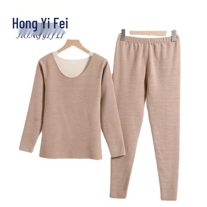 Hongyifei De Velvet Thermal Underwear Set