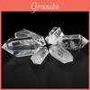 Stupendo Cristallo di Quarzo Punto Chiaro Naturale Pietra Grezza Bianca Bacchetta Terminata Specimen Per Guarigione e Crescita Spirituale