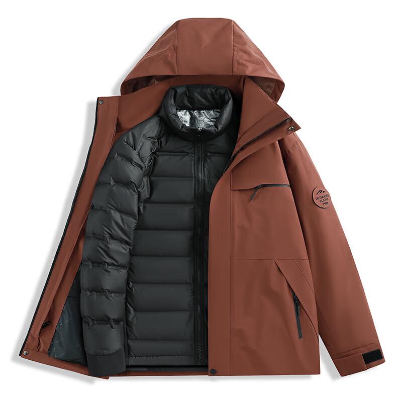 EILEI Unisex 3-in-1 Down Liner Storm Jacket E2669