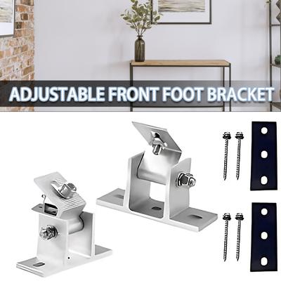 Adjustable Foot Mount with Screws Rubber Pads Solar Panel Mounting Brackets Kit