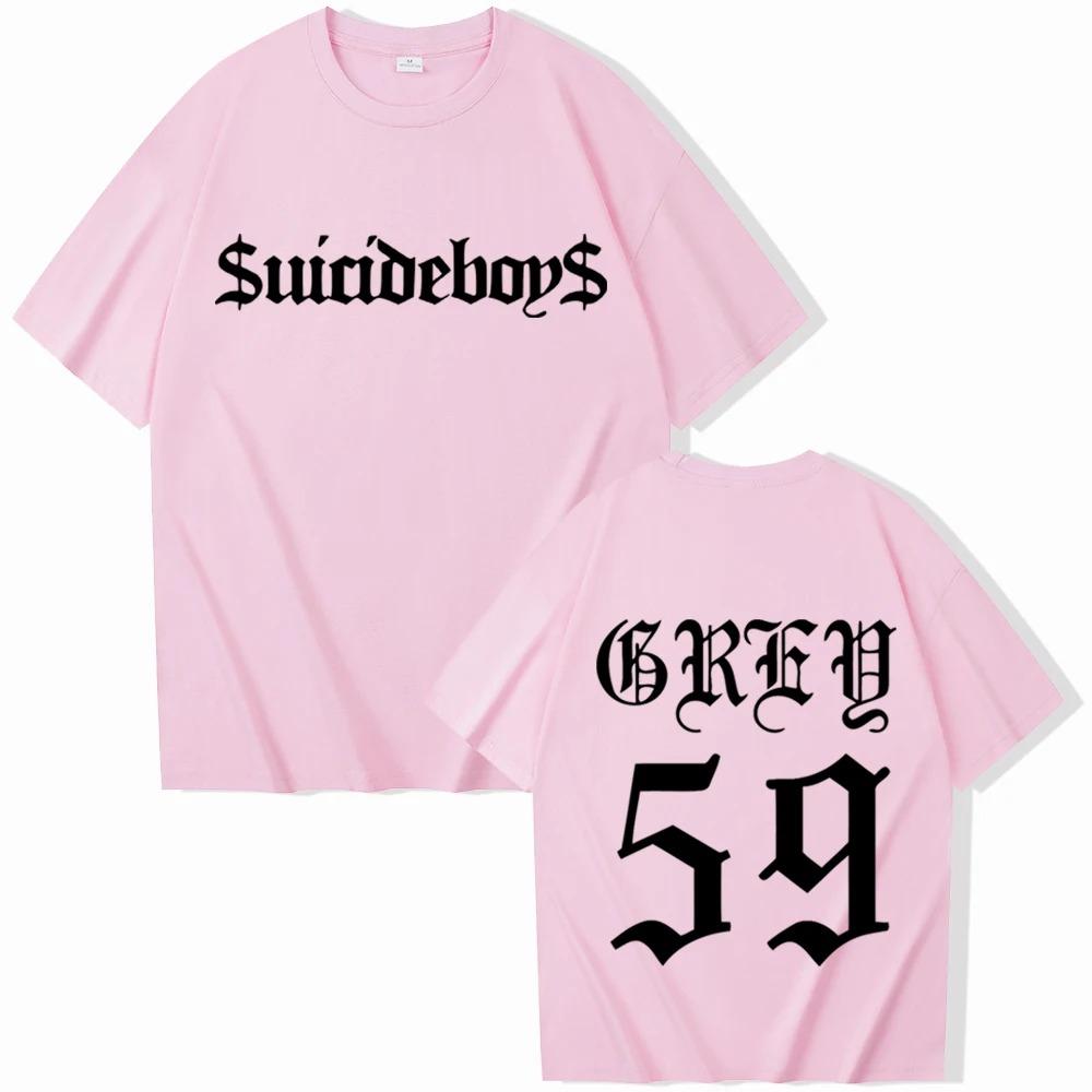 Suicideboys G59 Rapper Hip Hop Music T-Shirts Fashion Harajuku O-Neck Short Sleeve Unisex Woman Shirts Fans Gift