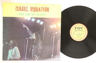 LP Record ISRAEL VIBRATION - Why You So Craven RAS3210 REAL AUTHENTIC  1991 UK Reggae, Ska & Dub Used