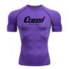 Camiseta de protección solar para surf de hombre, traje de buceo, protección contra erupciones, traje de baño, manga corta ajustada, natación, flotante, protección UV, traje de buceo