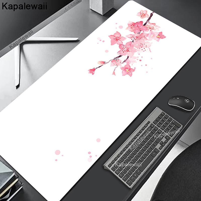 Comouter Mouse Pad Large Sakura Mousepads Office Deskmat XXL Table Carpet Natural Rubber Mousemat Keyboard Mats xcm Mousepad