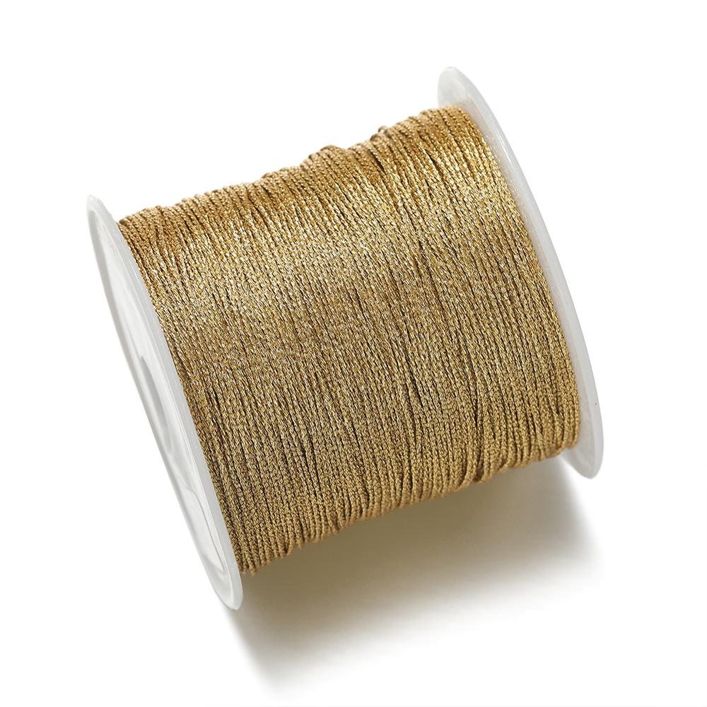 1Pc 0.2-0.8mm Multi-Color Braided Thread Macrame Cord String for DIY Bracelet Necklace Tassels Beading Craft Rope