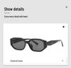 Unisex Trendy Runway Street Style Sunglasses - Small Metal Frame