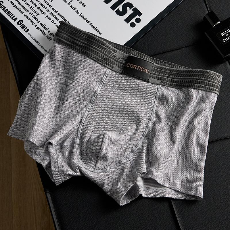 Men's Spring and Summer Pure Cotton 10A Grade Antibacterial Comfortable Breathable Briefs