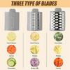 Electric Cheese Grater,Multifunctional Electric Slicer,Vegetable Slicer, Salad Maker,Food Processor Less