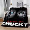 Horror movie Cult of Chucky Flange Warm blanket Soft and comfortable blanket picnic bed linings birthday gift