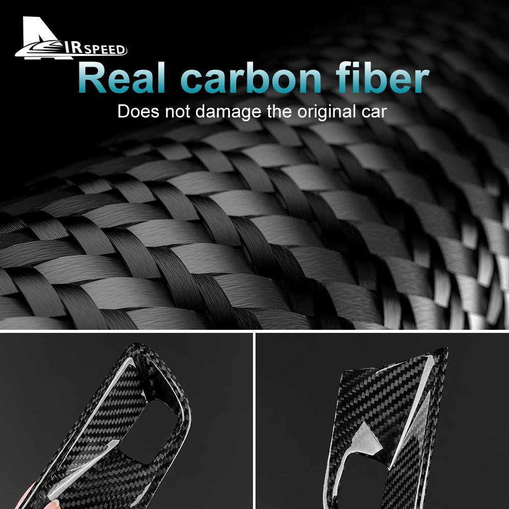 Real Hard Carbon Fiber Sticker For Chevrolet Camaro 2016 2017 2018 2019 2020 2021 2022 2023 2024 Car Start Stop Engine Sticker