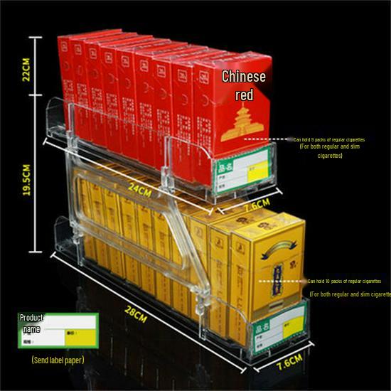Automatisches Zigaretten-Display und Schieberack für Supermärkte und Kioske