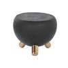 Side Table - DKD Home Decor - Black and Gold - Metal - 51 X 51 X 44 Cm - Chic Elegance