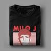 Rapper Milo J Music Album Tour T Shirt for Unisex Pure Cotton Hipster TShirt Round Neck Tees Short Sleeve Tops Plus Size