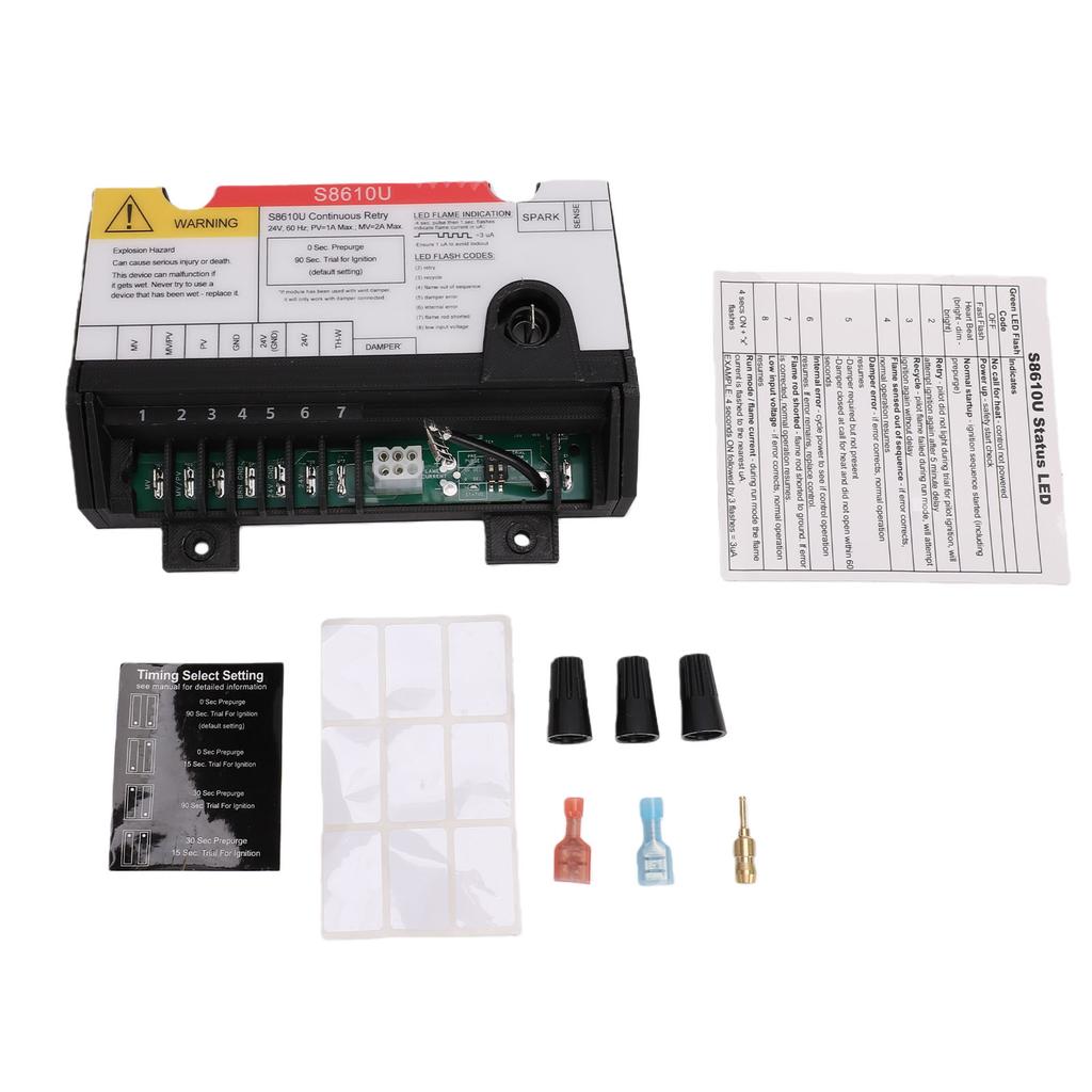 Furnace Control Board Module S8610U Intermittent Control Universal Ignition Module Replacement For Resideo Systems