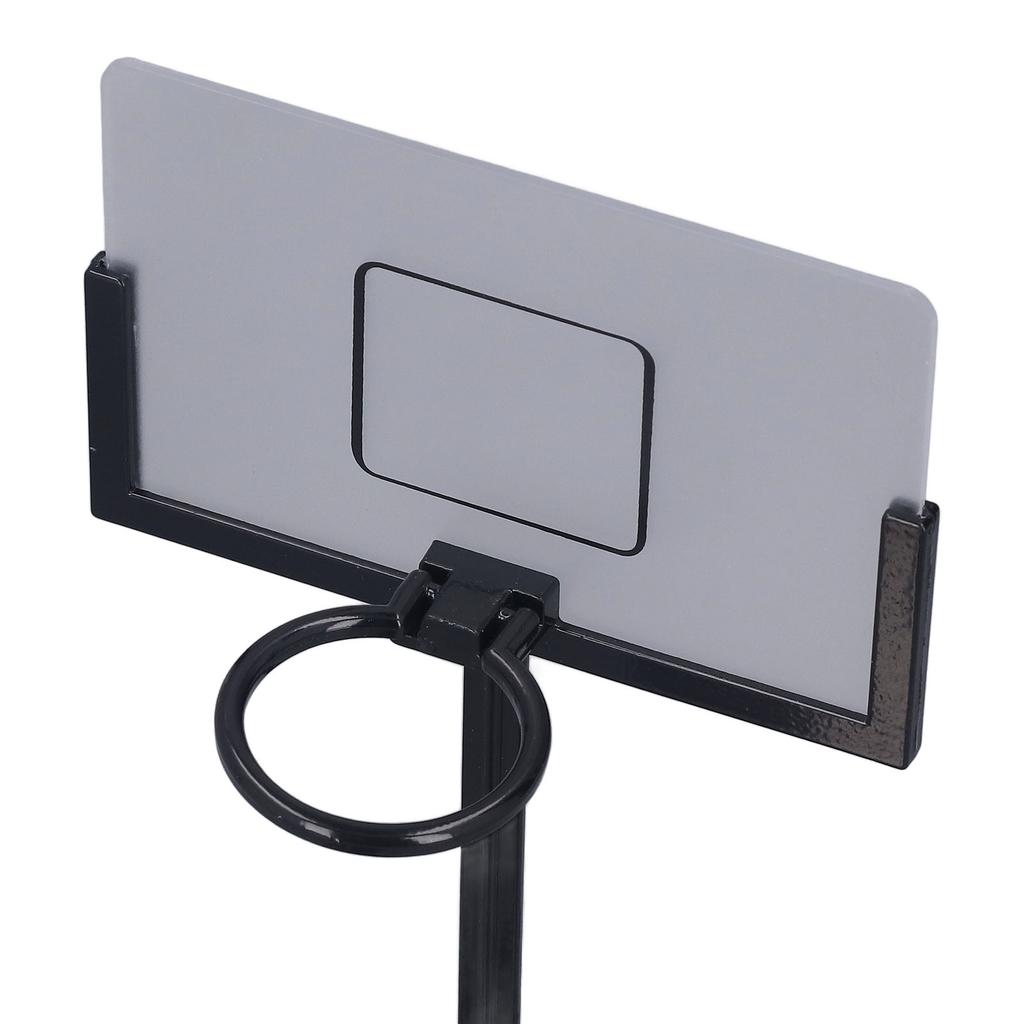 Desktop Basketball Game Aluminum Alloy Anti Slip Black Weighted Base Foldable Basketball Desktop Toy for Kids