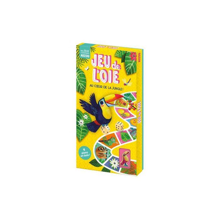 Jeu de société - jeu de l'oie au cœur de la jungle - multicolore - 2 joueurs ou plus - garantie 2 ans