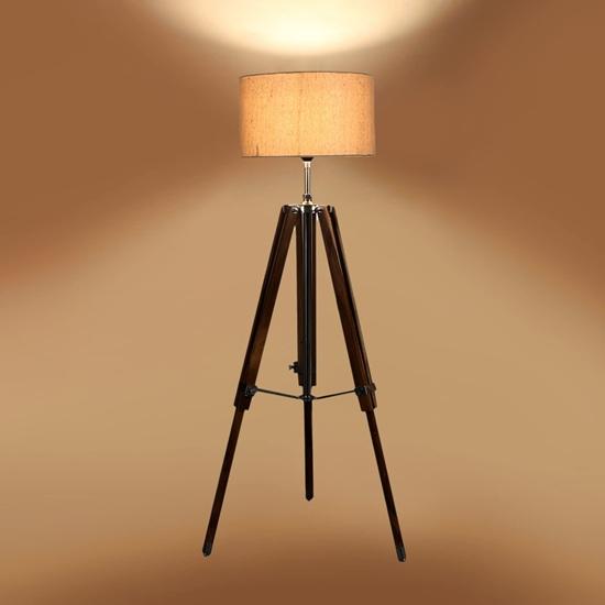 Stojací lampa Dřevěný stojan pouze, Kovová konstrukce Více možností stylu pro Obývací pokoj, Ložnici, Dekoraci domácí kanceláře