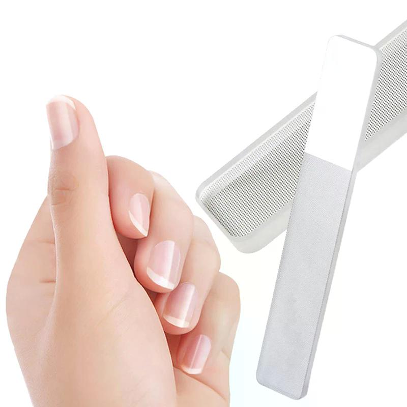 1Pcs Nano Glass Nail Buffer File Manicure Files Nail Glass Polishing File Buffing