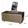 Retro Wooden Bluetooth Speaker with High-Volume Subwoofer Output,Portable Outdoor Music Player Campin,Reading Home Desktop Setup