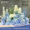 Champagne Aisle Flower Row for Chinese Wedding Stage Decor - Artificial Wedding Flowers