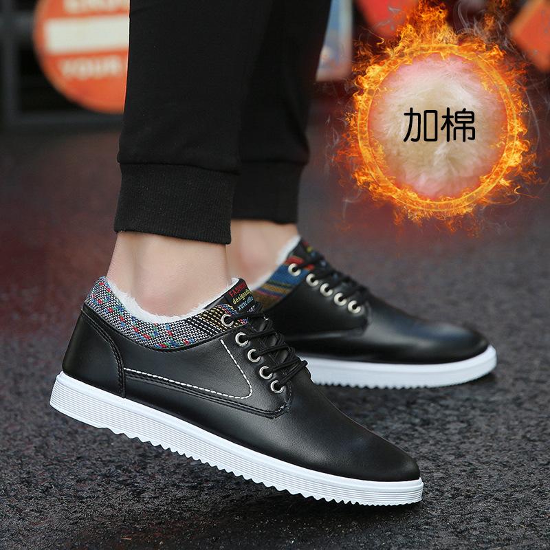 Брендовые модные кроссовки мужские повседневные зимние теплые ботильоны на шнуровке — фото 4