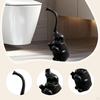 Elephant Shape Toilet Brush with Holder Long Handle Accessories Bathroom Cleaning Tool