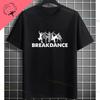 Lustiges Breakdance Grafik-T-Shirt Mit Breakdance-Buchstabendruck 100% Baumwolle Kurzarm Rundhalsausschnitt Design Für Freizeitkleidung