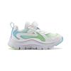 Li Ning Kids Starry Comfortable Casual Shock Absorbing Wear Resistant Low Top Casual Shoes Kids Casual Shoes White Green YKNU028-5