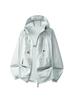 Unisex UPF50+ Ice Silk Sun Protection Hooded Jacket - Lightweight, Breathable, Summer Outerwear
