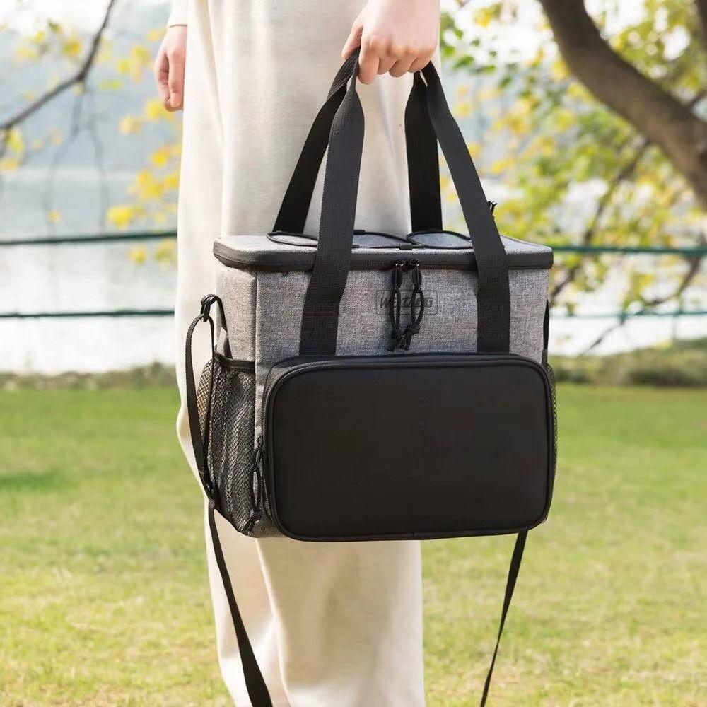 Handheld Insulated Ice Bag Leakproof Insulated Thermal Bag Fresh-Keeping Lunch Box Bag  Outdoor