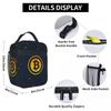 Custom Bitcoin Digital Currency Lunch Bag Women Cooler Warm Insulated Lunch Boxes for Kids School