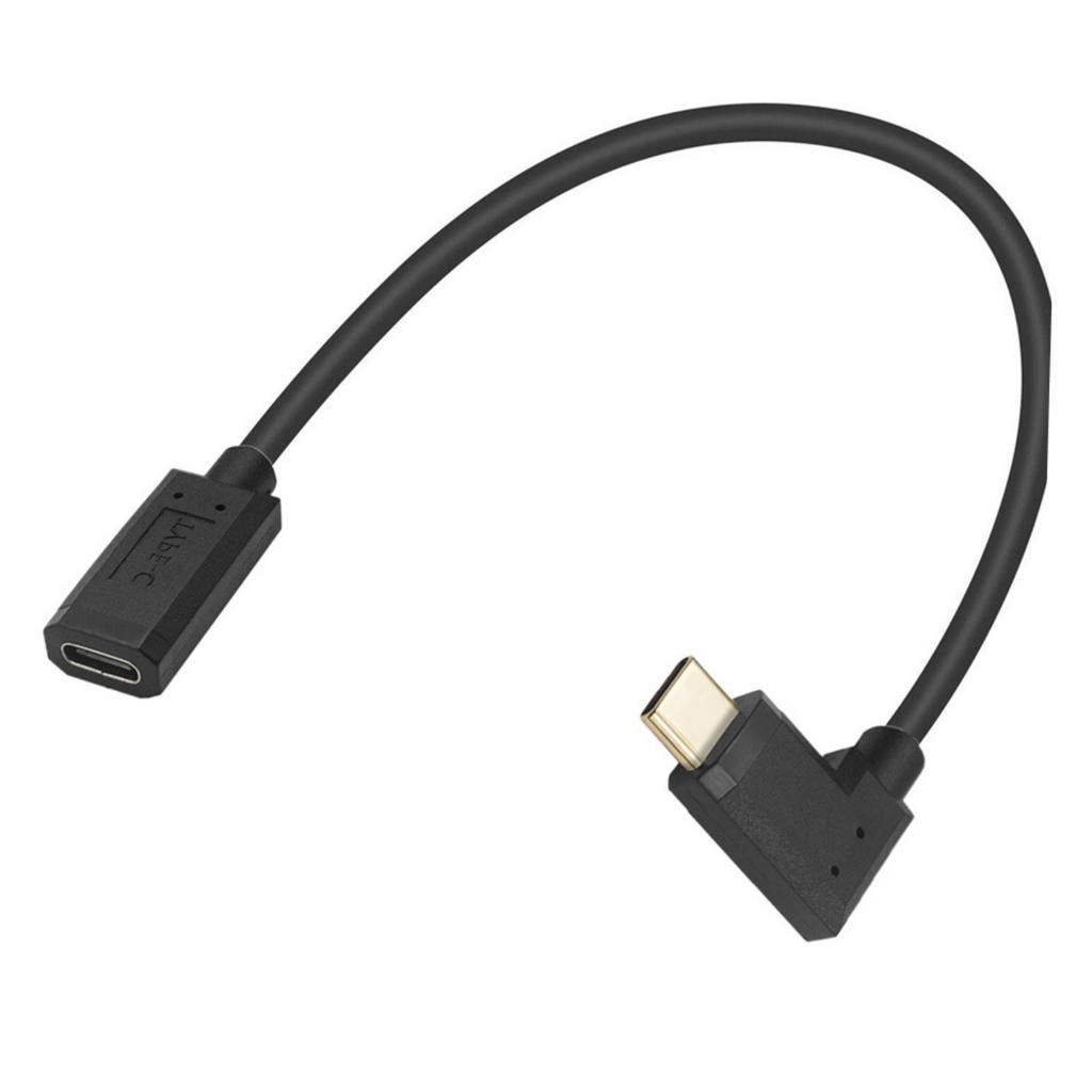 90 Degree Angle Type C Cable Charging Wire Long Fast Charging 10Gbps Data Transfer Cord for Phone Tablet Laptop