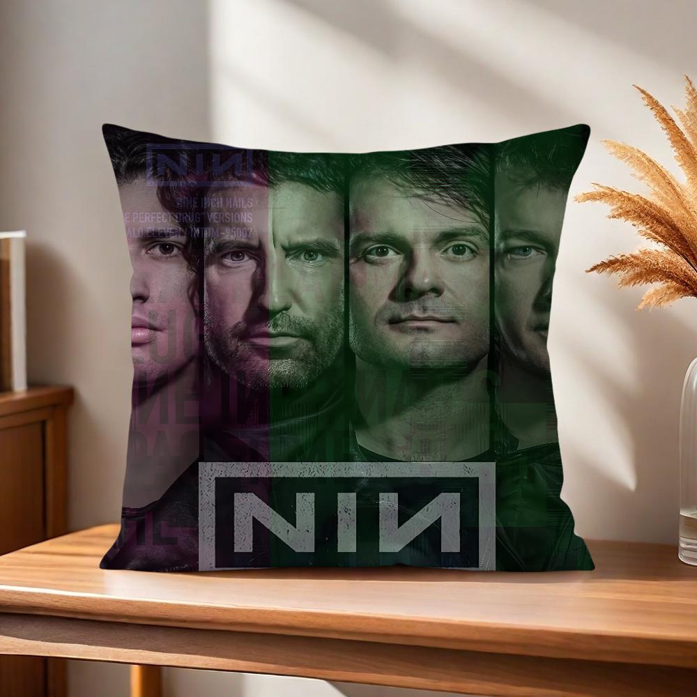 Band N-Nine Inch N-Nails Comfortable Soft Pillow Case For Sofa Living Room Home Office Decor And Protective Covers