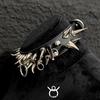 New Necklace Rivets Punk Cool Choker Spike Metal Y2K Leather Gothic Unisex Neck Accessaries For Women Men Jewelry Gift