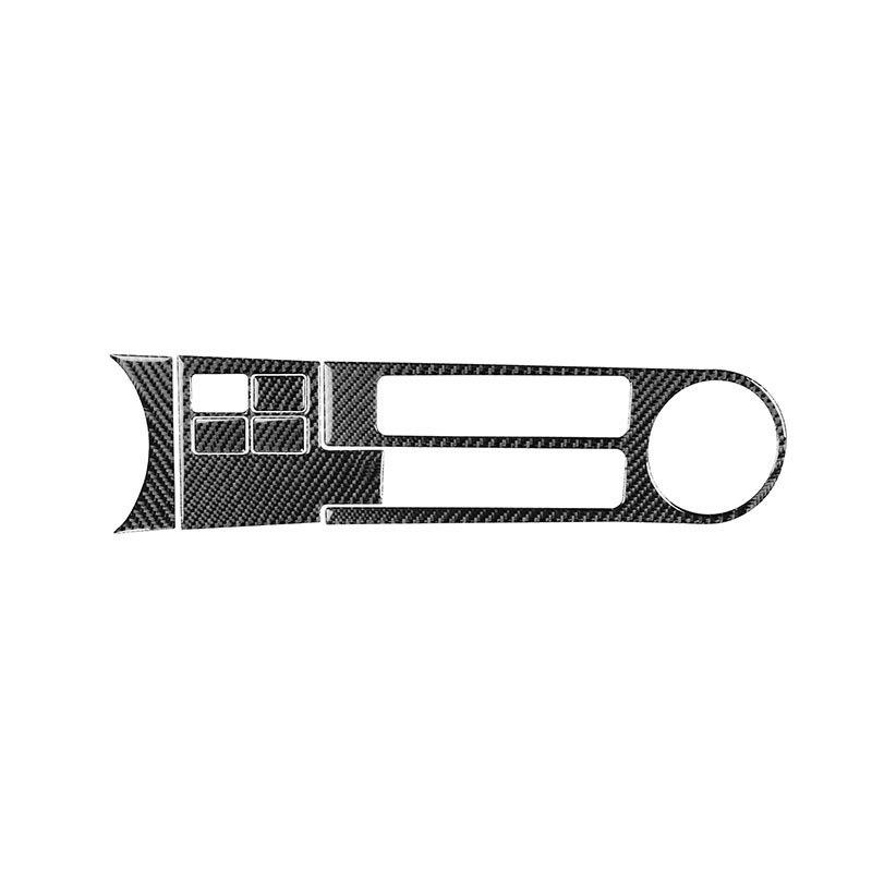 For Toyota Yaris 2006 2007 2008 2009 2010 2011 Car Accessories Soft Carbon Fiber Central Handbrake Control Panel Frame Trim