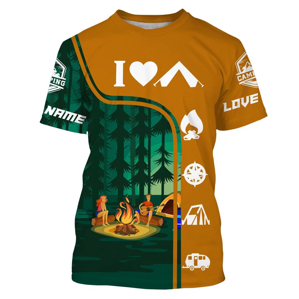 New Short Sleeved T-shirt 3D Printed Top with Personalized Round Nec T-shirt