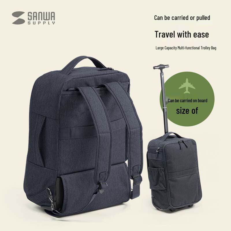 SANWA 22L Rolling Travel Business Backpack