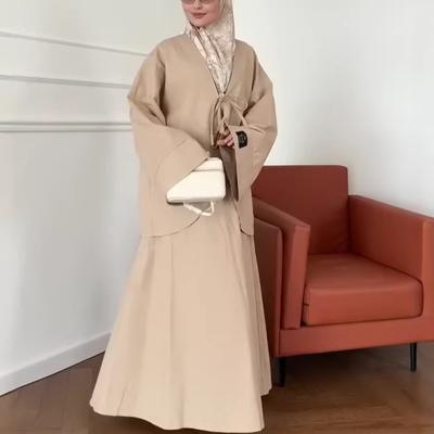 Vêtements pour femmes européens et américains transfrontaliers 2026 printemps nouveau cardigan à manches longues haut décontracté jupe à grande amplitude